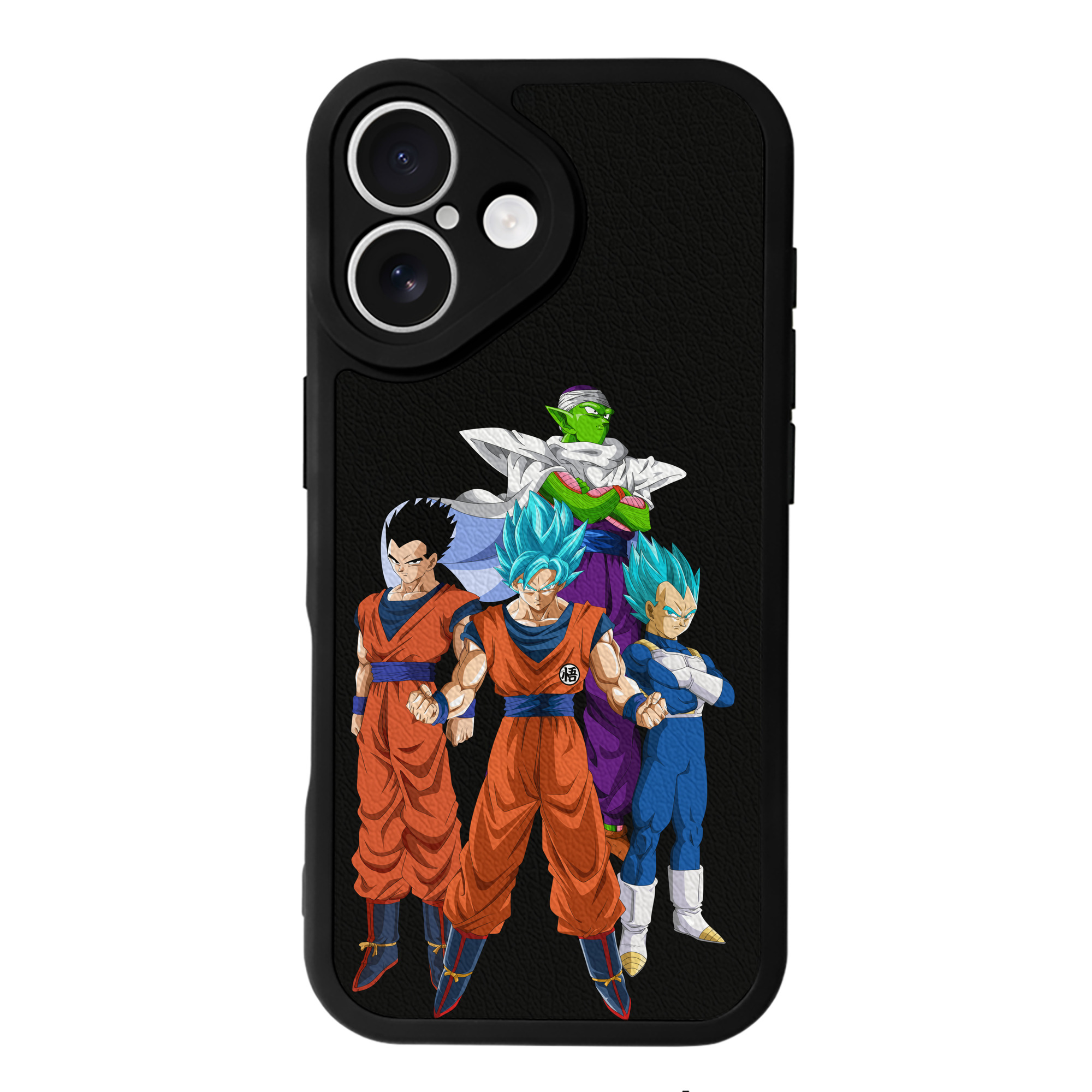 （画像用） ドラゴンボール DRAGON BALL 【iPhone 16シリーズ対応】シリコンスマホケース（レザー調） 材質：シリコン